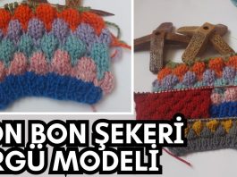 Bonbon Şekeri Örgü Modeli Yapılışı