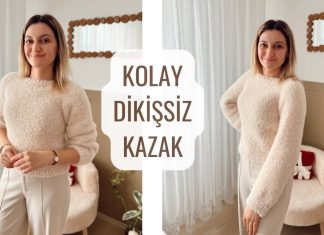 Kolay Dikişsiz Kazak Nasıl Örülür?