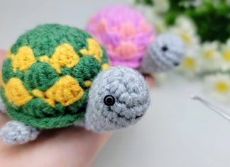 Amigurumi Kaplumbağa Anahtarlık Tarifi