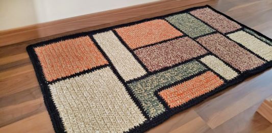 Patchwork Örgü Halı Yapılışı