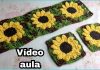 Ayçiçeği Kare Motif Yapılışı