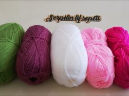 Çiçek Sepeti Kare Lif Yapılışı