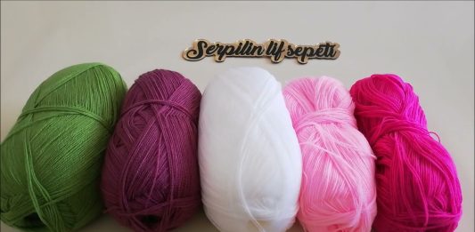 Çiçek Sepeti Kare Lif Yapılışı