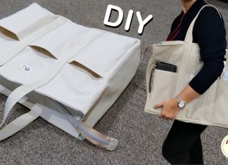 Çok Cepli Bez Çanta Nasıl Dikilir?