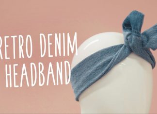 Eski Kot Pantolondan Saç Bandı Yapımı