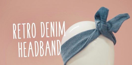 Eski Kot Pantolondan Saç Bandı Yapımı