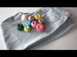 Nakışla Kot Pantolon Nasıl Süslenir?