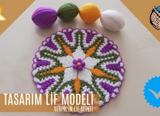 Renkli Yuvarlak Lif Yapılışı