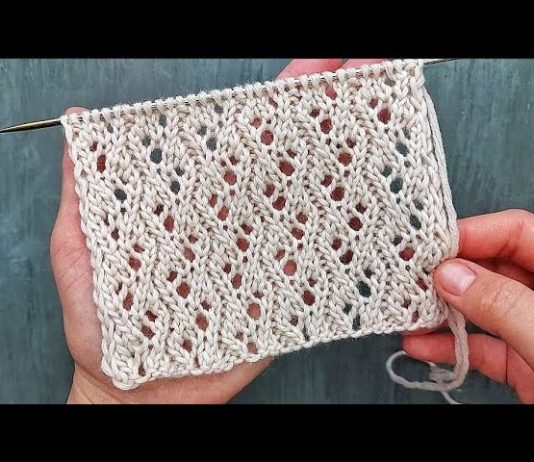 Anlatımlı Ajurlu Örgü Modeli