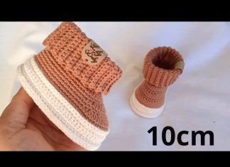 Tığla Örgü Bebek Patik Yapılışı