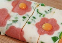 Yumurtalı Çiçek Rulo Yapılışı