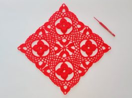 Tek Renk Kare Motif Yapımı