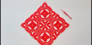 Tek Renk Kare Motif Yapımı