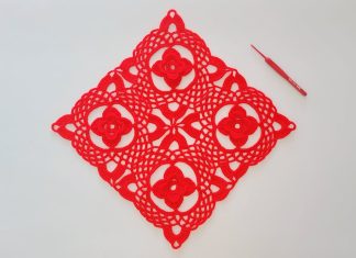 Tek Renk Kare Motif Yapımı
