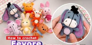 Tığ İşi Amigurumi Eşek Eeyore