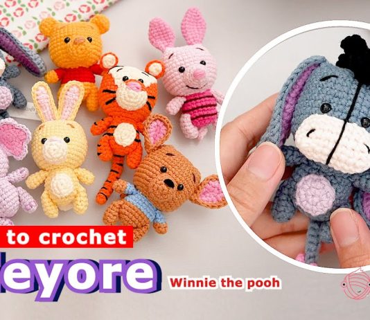Tığ İşi Amigurumi Eşek Eeyore