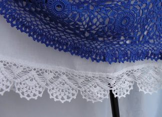 Kenar Danteli Uç Dantel Modeli