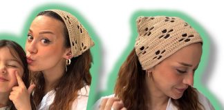 Yazlık Örgü Bandana Yapılışı 1