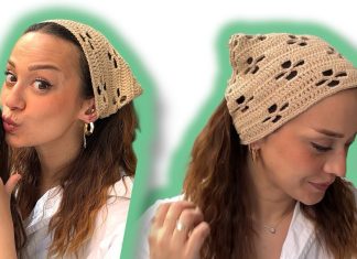 Yazlık Örgü Bandana Yapılışı 1