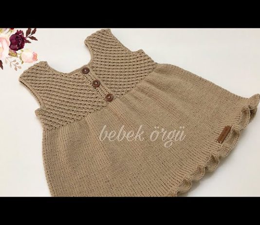 Bebek Jile Elbise Modelleri Anlatımlı