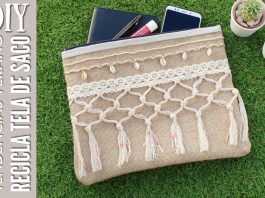 Çuval Bezinden Boho Çanta Nasıl Dikilir?