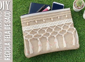 Çuval Bezinden Boho Çanta Nasıl Dikilir?