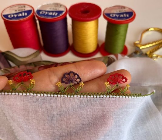 İğne Oyası Yazma Modeli Anlatımı