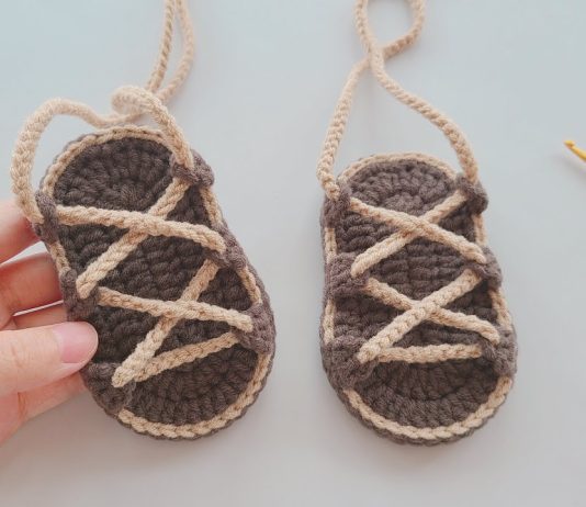 Bağcıklı Bebek Sandalet Nasıl Örülür?