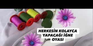 İğne Oyası Yazma Örneği