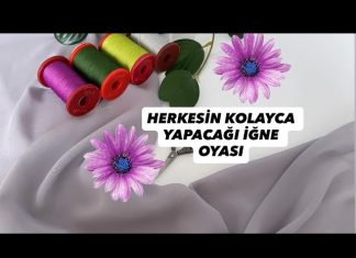 İğne Oyası Yazma Örneği
