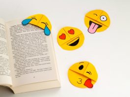 Kağıttan Emoji Kitap Ayracı Yapımı