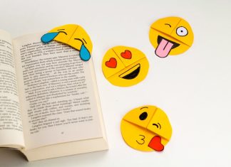 Kağıttan Emoji Kitap Ayracı Yapımı