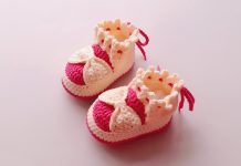 Kız Bebek Patik Modeli Yapılışı