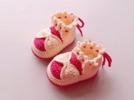 Kız Bebek Patik Modeli Yapılışı