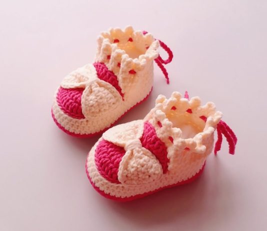 Kız Bebek Patik Modeli Yapılışı