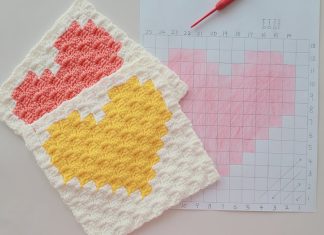 Köşeden Köşeye Kalp Motif Yapılışı