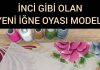 İğne Oyası Gül Modeli Yapılışı