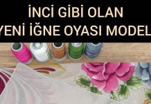İğne Oyası Gül Modeli Yapılışı