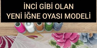 İğne Oyası Gül Modeli Yapılışı