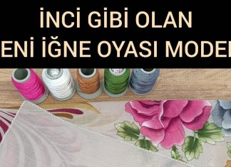 İğne Oyası Gül Modeli Yapılışı