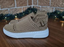 Tığ İşi Örgü Ayakkabı Yapımı