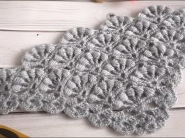 Yeni Örgü Şal Modelleri Anlatımlı