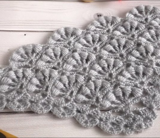 Yeni Örgü Şal Modelleri Anlatımlı