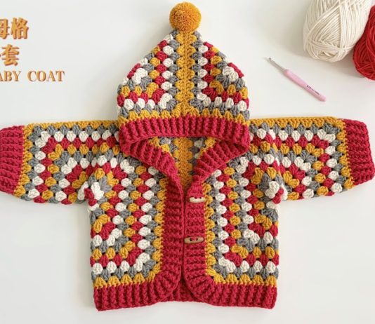 Altıgen Motifle Bebek Örgü Hırka Yapılışı Altıgen Motifle Bebek Örgü Hırka Yapılışı