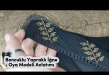 Boncuklu İğne Oyası Namaz Örtüsü Boncuklu İğne Oyası Namaz Örtüsü