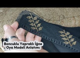Boncuklu İğne Oyası Namaz Örtüsü