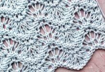 Dalgalı Ajurlu Örgü Modeli Yapılışı