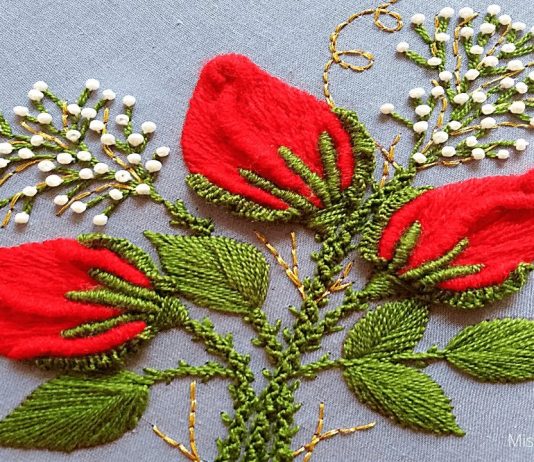El Nakışı Gül Nasıl Yapılır?