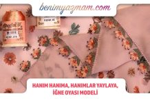 İğne Oyası Çiçek Yapımı