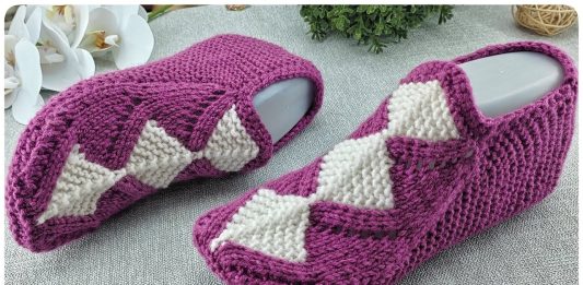 İki Şiş Örgü Patik Yapımı İki Şiş Örgü Patik Yapımı